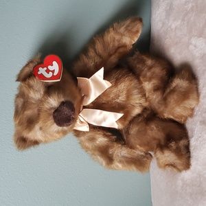 Ginger Bear 🐻Ty Vintage Classic Plush Teddy🐻 Gift Collectible NWT, PVC Pellets